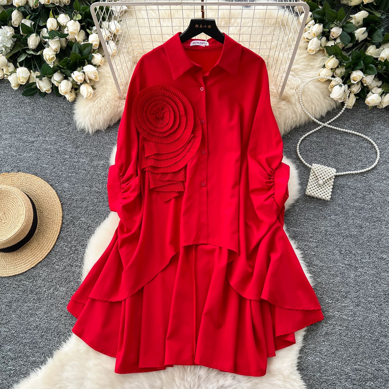 Downtown club shirt dress SD118 images